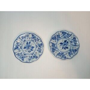 Vintage Delft Handpainted Plate Authentic Dutch blue and white pottery  4"